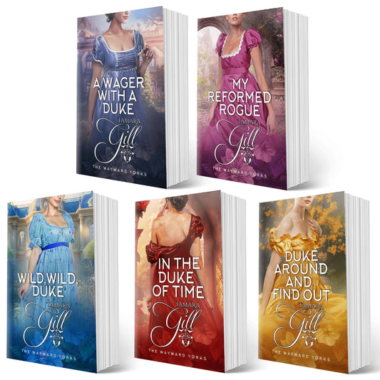 The Wayward Yorks Paperback Bundle by Tamara Gill – complete series 5x8 paperback bundle