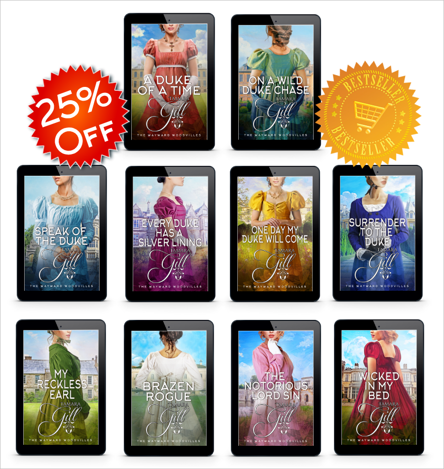 The Wayward Woodvilles eBook Bundle by Tamara Gill – complete series ebook bundle cover