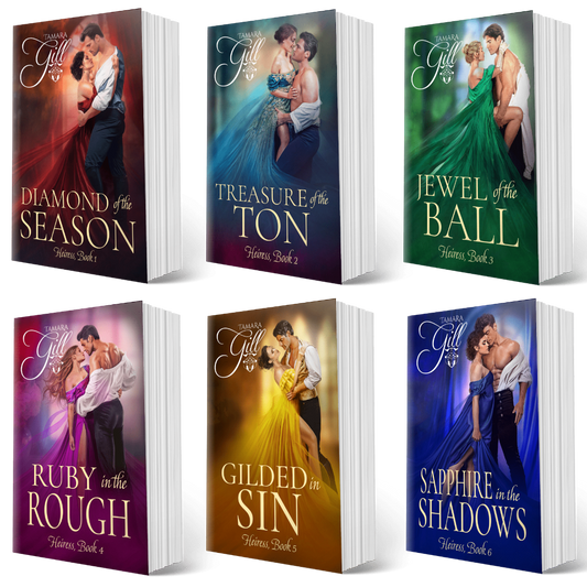 The Heiress Chronicles paperback bundle by Tamara Gill – Regency romance series collection