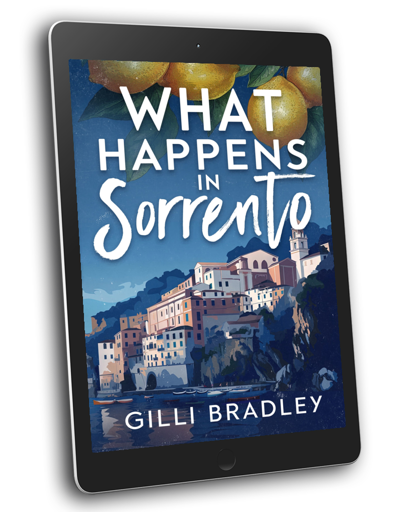 What Happens in Sorrento – What Happens In Book 1 by Gilli Bradley – contemporary romance ebook cover