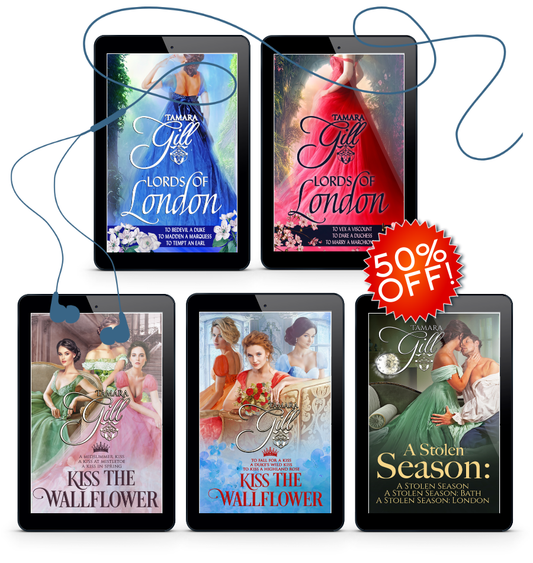 Tamara Gill romance books, Regency romance ebook bundles, Historical romance ebook bundles, Spicy Regency romance novels, Best historical romance books, Time travel romance ebooks, Bridgerton style Regency romance, Regency romance series by Tamara Gill, Historical romance box sets, Tamara Gill special edition ebooks, Ultimate Audiobook Bundle (Audiobook)