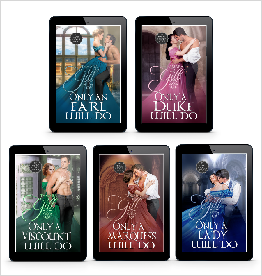 Wickedly Wedded Rogues eBook bundle by Tamara Gill – Regency romance series, alternate cover