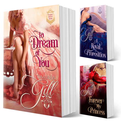 Royal House of Atharia paperback bundle by Tamara Gill – historical romance series collection