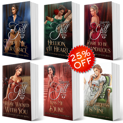 League of Unweddable Gentlemen paperback bundle by Tamara Gill – Regency romance series collection