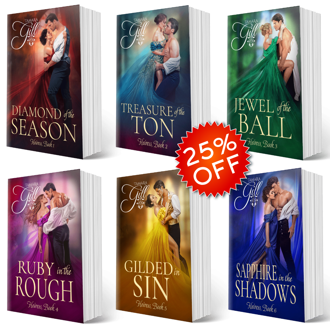 Heiress paperback bundle by Tamara Gill – Regency romance series collection