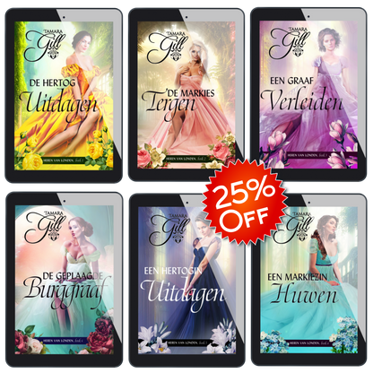 Tamara Gill romance books, Regency romance ebook bundles, Historical romance ebook bundles, Spicy Regency romance novels, Best historical romance books, Time travel romance ebooks, Bridgerton style Regency romance, Regency romance series by Tamara Gill, Historical romance box sets, Tamara Gill special edition ebooks, Heren_van_Londen_eBook-bundel_DUTCH_Lords_of_London_eBook_Bundle_Ebook