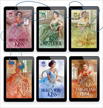 Tamara Gill romance books, Regency romance ebook bundles, Historical romance ebook bundles, Spicy Regency romance novels, Best historical romance books, Time travel romance ebooks, Bridgerton style Regency romance, Regency romance series by Tamara Gill, Historical romance box sets, Tamara Gill special edition ebooks, Kiss_the_Wallflower_Audiobook_Bundle__50_OFF
