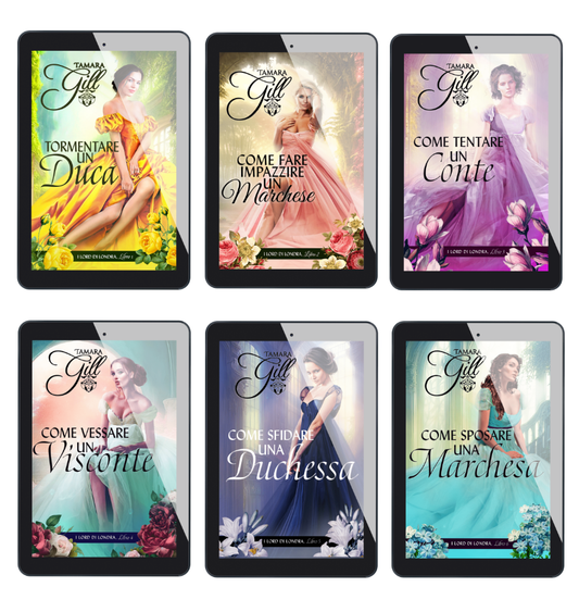 Lords of London – raccolta ebook di romanzi storici di Tamara Gill – cofanetto serie romantica italiana