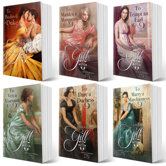 Lords of London Paperback Bundle by Tamara Gill – complete series paperback collection