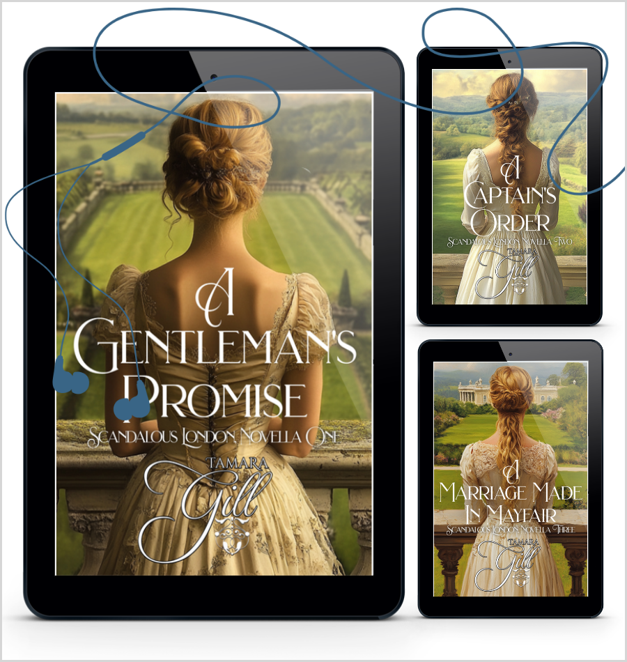 Tamara Gill romance books, Regency romance ebook bundles, Historical romance ebook bundles, Spicy Regency romance novels, Best historical romance books, Time travel romance ebooks, Bridgerton style Regency romance, Regency romance series by Tamara Gill, Historical romance box sets, Tamara Gill special edition ebooks, Scandalous London (Audiobook Bundle)