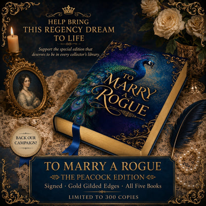 To Marry a Rogue Hardback Peacock Special Edition 6x9
