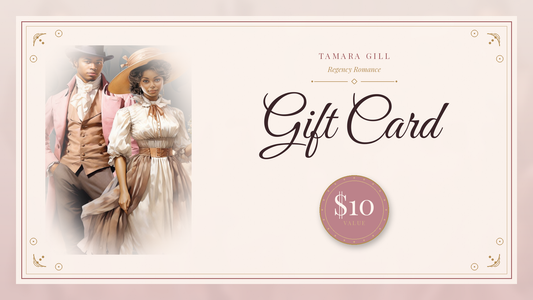 Tamara Gill author gift card – $10